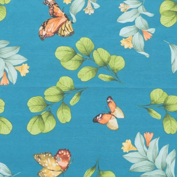 Nappe enduite Océan Papillon, Sud Etoffe