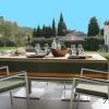 Nappe enduite Oleron Oil Green, Sud Etoffe
