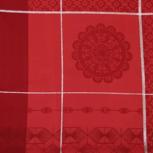 Nappe Réveillon Rouge, Sud Etoffe