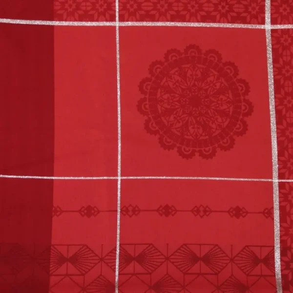 Nappe Réveillon Rouge, Sud Etoffe