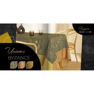 Nappe Taffetas Froissé Byzance Kaki, José Houel