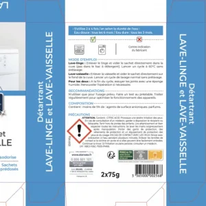 Nettoyant détartrant lave linge et lave vaisselle Starwax
