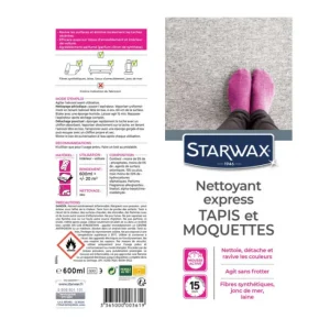 Nettoyant express pour tapis et moquettes, Starwax