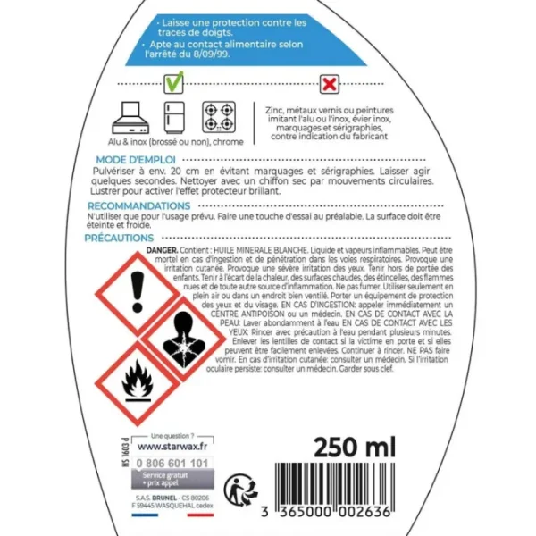Nettoyant protecteur alu-inox, Starwax