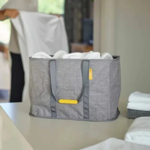 Panier à linge pliable Gris 55L, Joseph Joseph