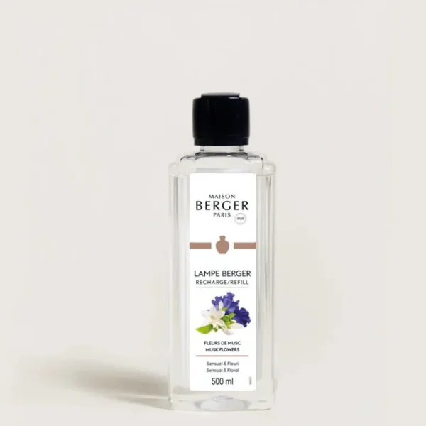 Parfum 500ml Fleurs de musc, Maison Berger
