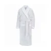 Peignoir de bain mixte col châle Blanc Sensoft, Sensei
