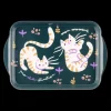 Petit plateau Chat Tigre, Derrière la porte