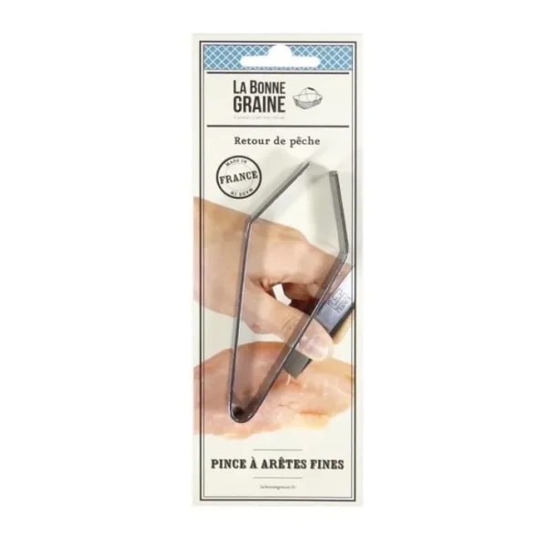 Pince à arêtes fines en inox, La Bonne Graine