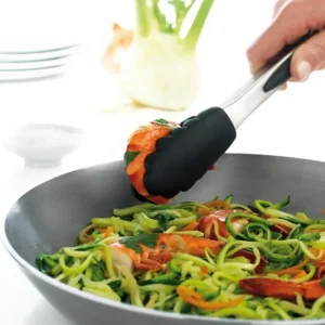 Pince de cuisine acier et silicone, Mastrad