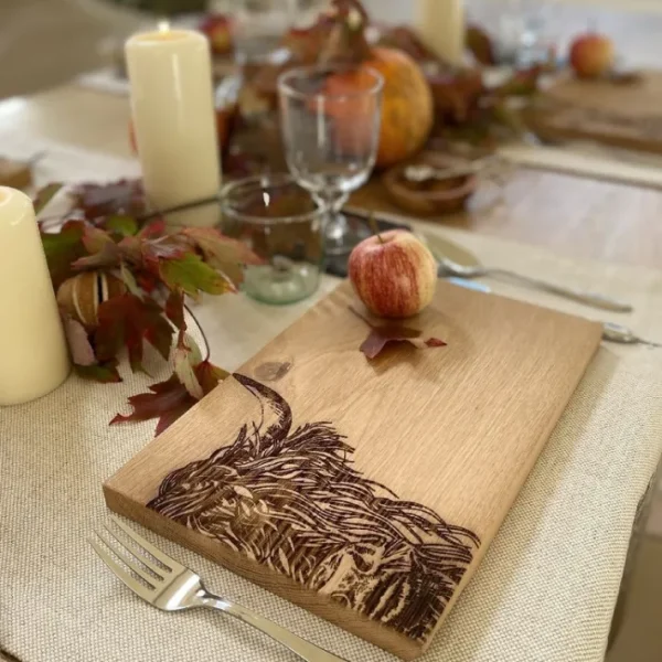 Planche de service en chêne Highland 30x20cm, Selbrae House LTD