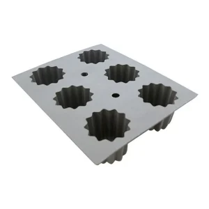 Plaque 6 cannelés Elastomoule, De Buyer