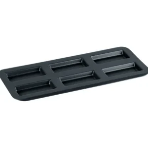 Plaque 6 financiers anti-adhérente Obsidian, Gobel