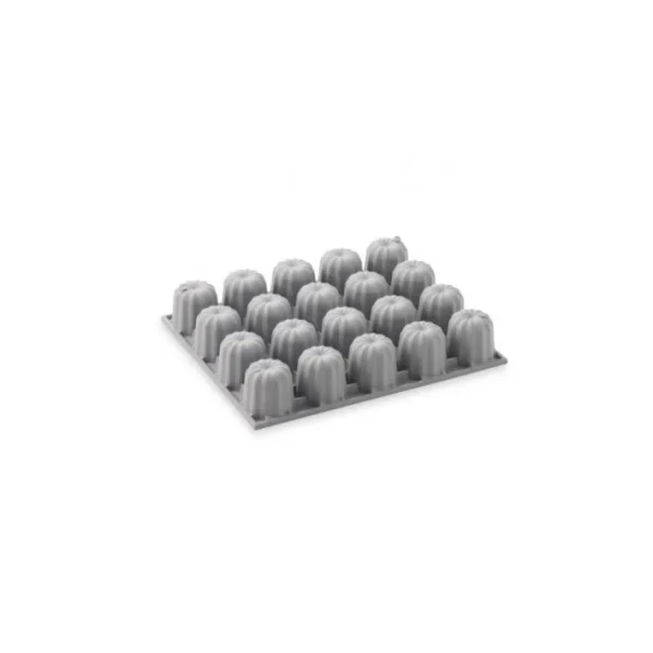 Plaque 20 mini-cannelés Elastomoule, De Buyer