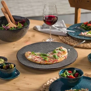 Plat de service 34 cm Matera Gris, Léonardo
