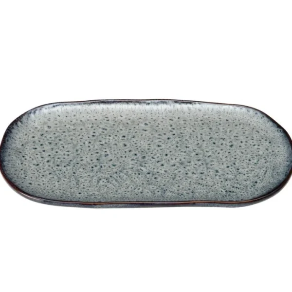 Plat de service  32 x 18 cm Matera Gris, Léonardo