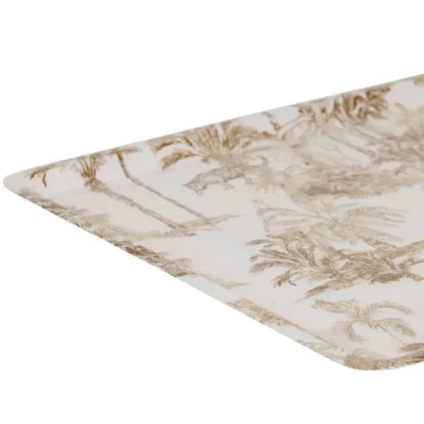 Plateau en fer 40 x 30 cm Mocoa Camel, Sema Design
