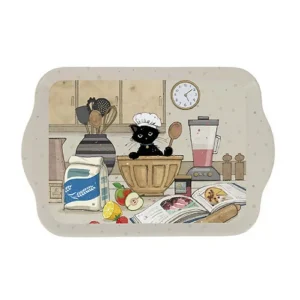 Plateau en mélamine Chat Pâtissier, Kiub
