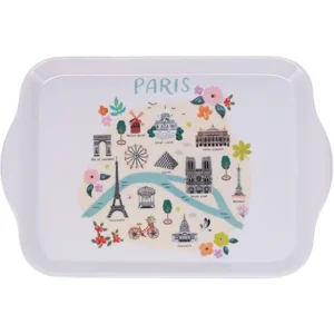 Plateau en mélamine Paris Je T'adore Plans, Kiub