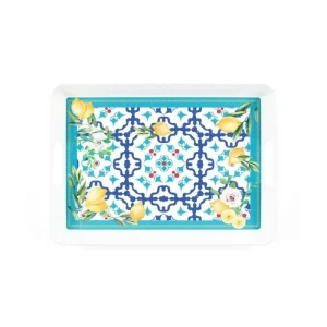 Plateau rectangulaire Flower & Lemon, Guzzini