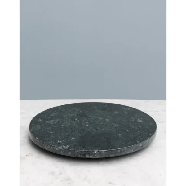 Plateau tournant Lazy Susan Marbre Vert, Chehoma
