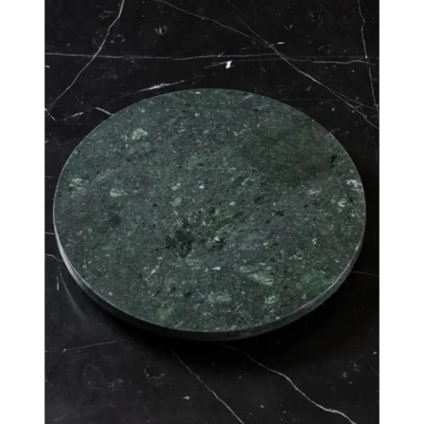 Plateau tournant Lazy Susan Marbre Vert, Chehoma