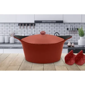 Poignée céramique géométrique de l'Incroyable Cocotte, Cookut