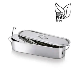 Poissonnière inox avec grille 50 cm, Beka