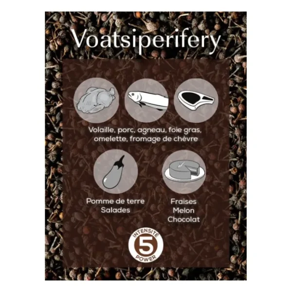 Poivre Sauvage Voatsiperifery 60G, Peugeot
