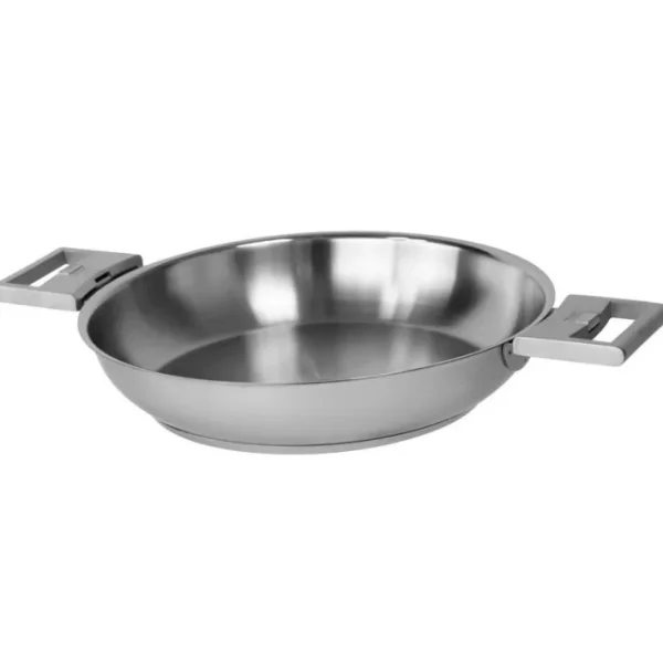 Poêle 28cm inox strate amovible, Cristel