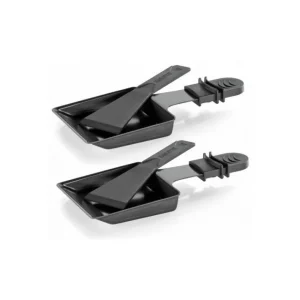 2 poêlons à raclette avec spatule, Küchenprofi