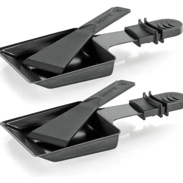 2 poêlons à raclette avec spatule, Küchenprofi