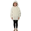 Poncho polaire pour enfant à capuche Ginger Neige, Sensei