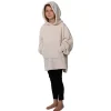 Poncho polaire pour enfant à capuche Ginger Pétale, Sensei