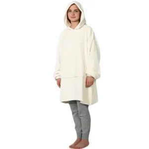 Poncho polaire pour enfant à capuche Ginger Neige, Sensei