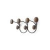 Porte manteau  bois noir 7 crochets Dotsy, Umbra