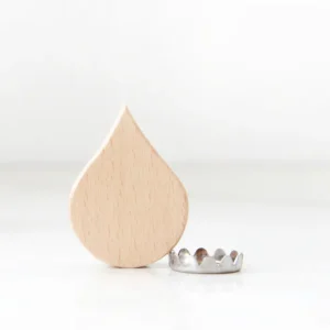 Porte-savon aimanté goutte en bois , Chamarrel