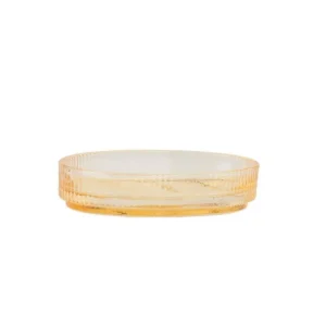 Porte-savon Strié Gold en verre, Andrea House