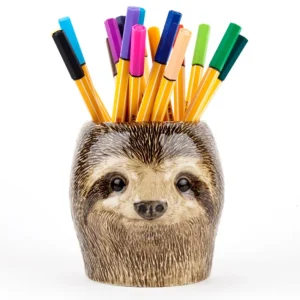 Pot à Crayon Paresseux, Quail Ceramics UK