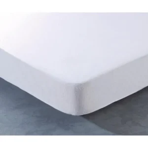 Protège matelas CP30 grand bonnet, Blanc des Vosges