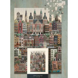 Puzzle 1000 pièces Amsterdam, Martin Schwartz