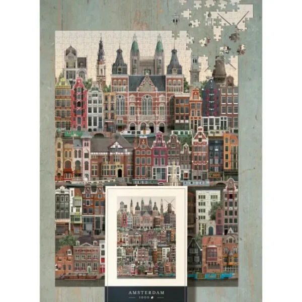 Puzzle 1000 pièces Amsterdam, Martin Schwartz