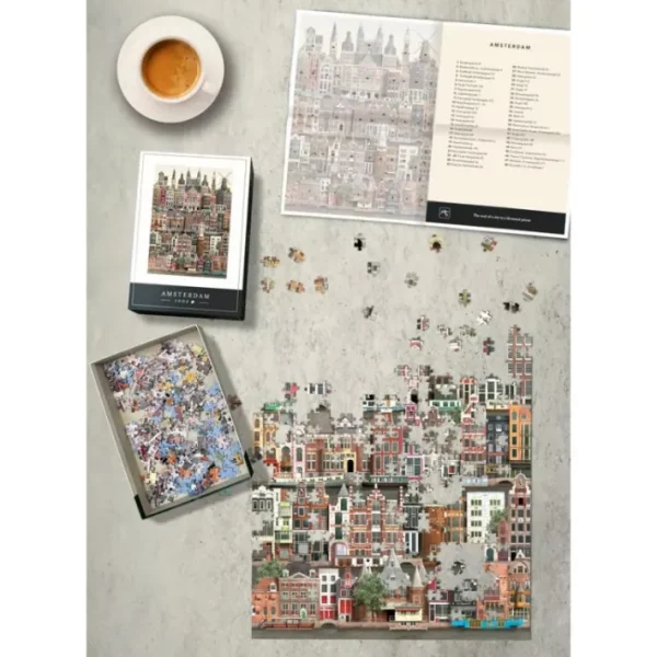Puzzle 1000 pièces Amsterdam, Martin Schwartz