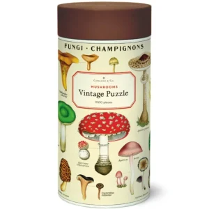 Puzzle 1000 pièces Champignons, Cavallini & Co