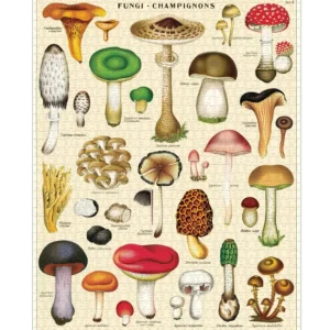 Puzzle 1000 pièces Champignons, Cavallini & Co