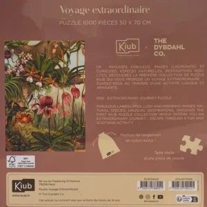 Puzzle de 1000 pièces Fleurs Tropicales, Kiub
