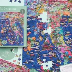 Puzzle de 1000 pièces Les Vins d'Italie, Water & Wine