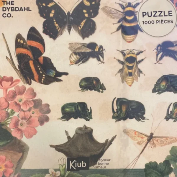 Puzzle de 1000 pièces Papillons, Kiub