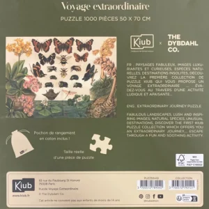 Puzzle de 1000 pièces Papillons, Kiub