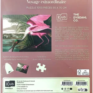 Puzzle de 1000 pièces Spatule Rosée, Kiub